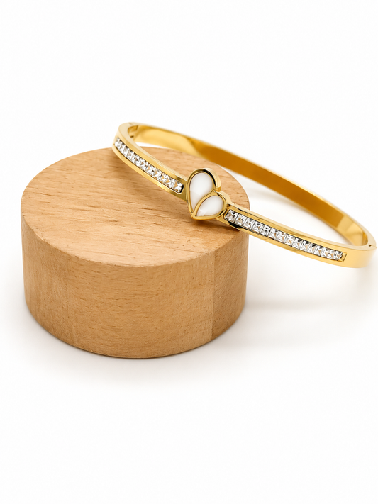Golden Heart Grace Bracelet