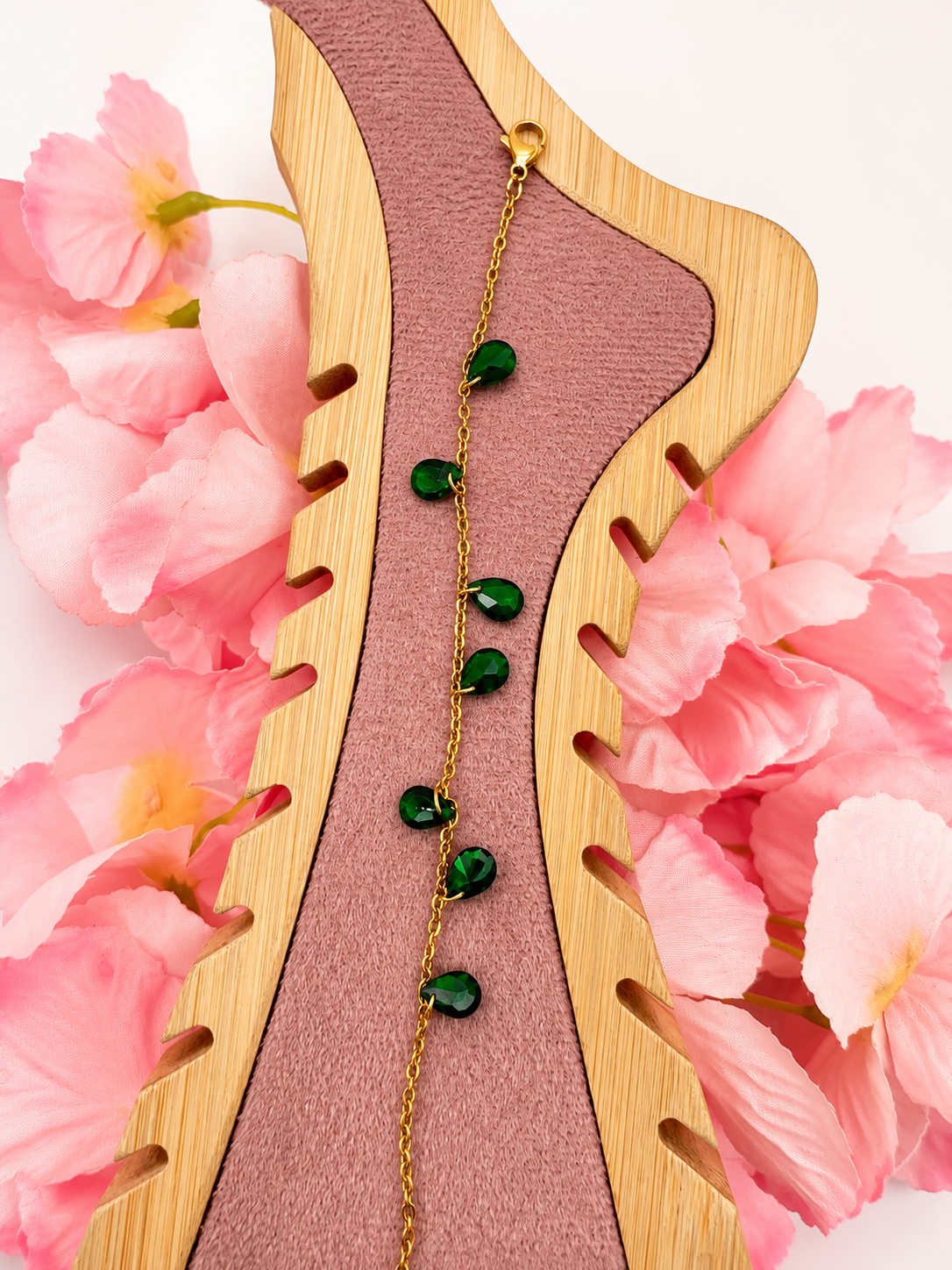 Green Muse Drop Bracelet