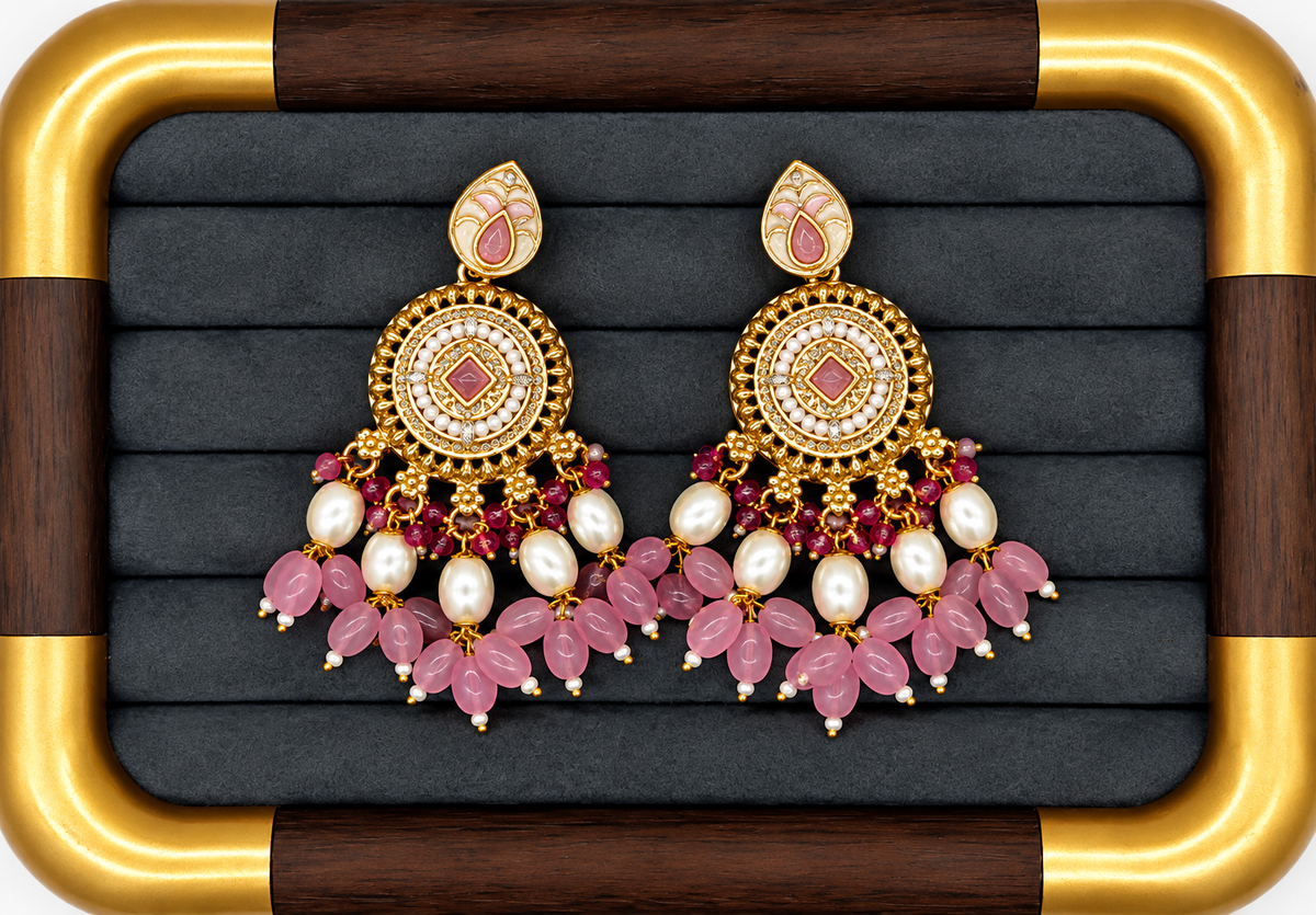 Gulabi Noor Necklace Set