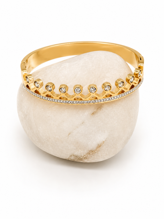 Crown Crystal Kada