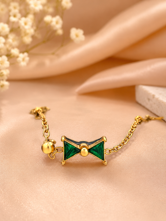 Noir Belle Bow Bracelet