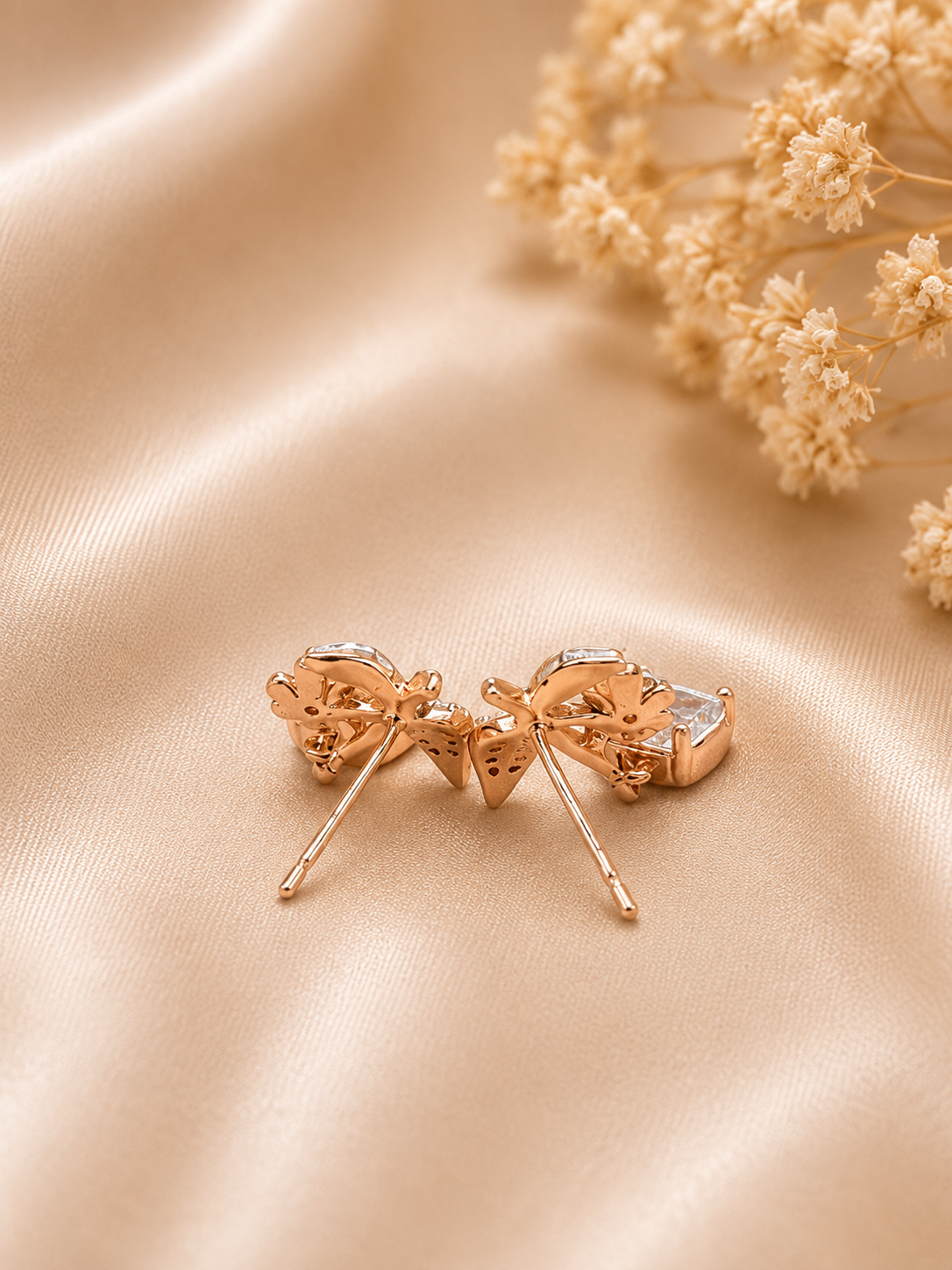 Crystal Bloom Drop Studs