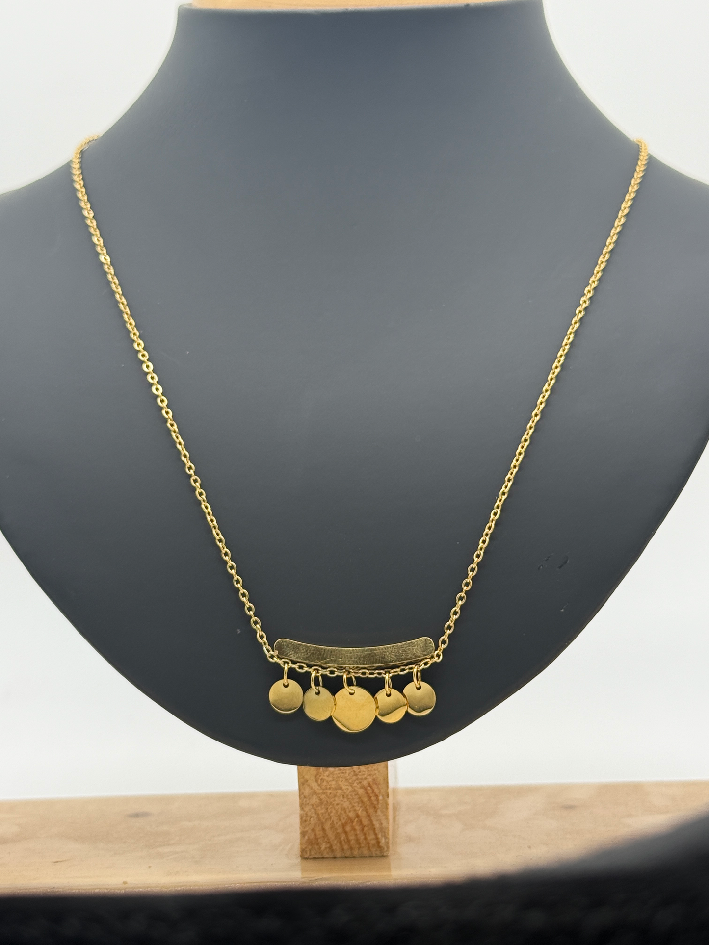 Coin Charm Pendant Necklace