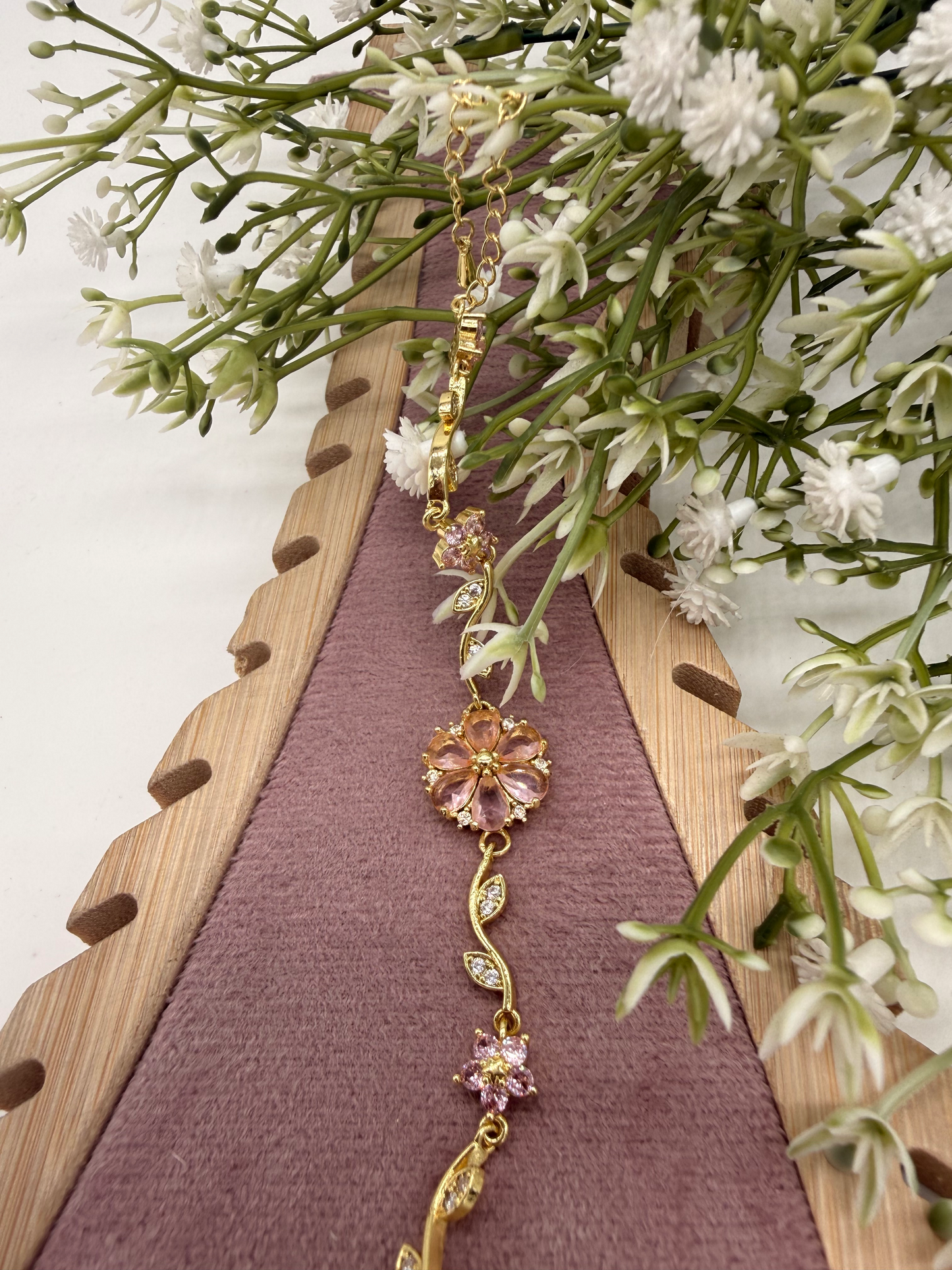 Flower tulip bracelet