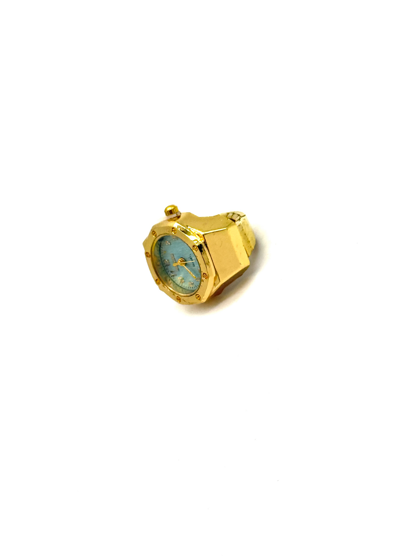 Golden + Pista Finger Watch