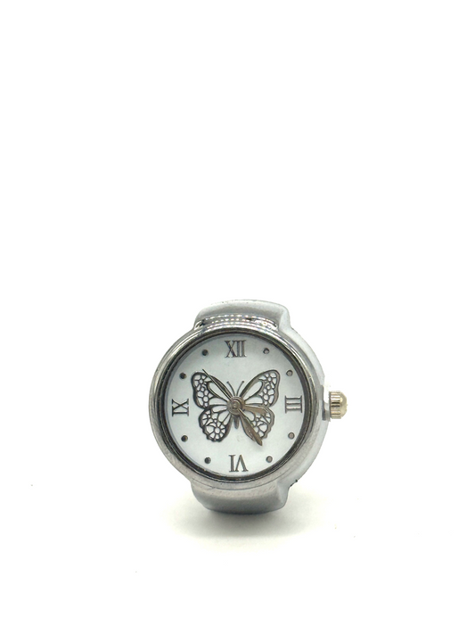 plainSilver Finger Watch