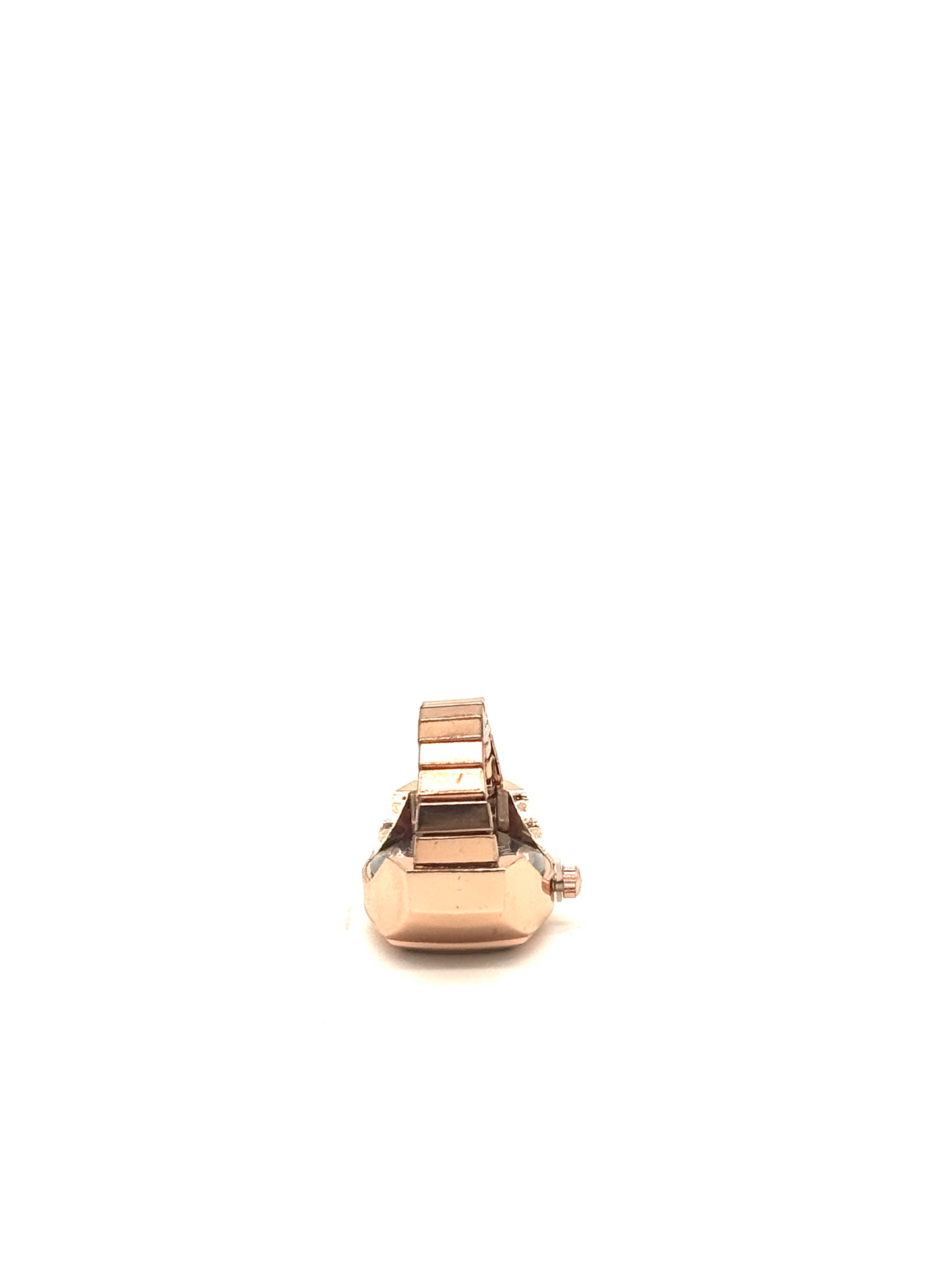roseGold + Green Finger Watch