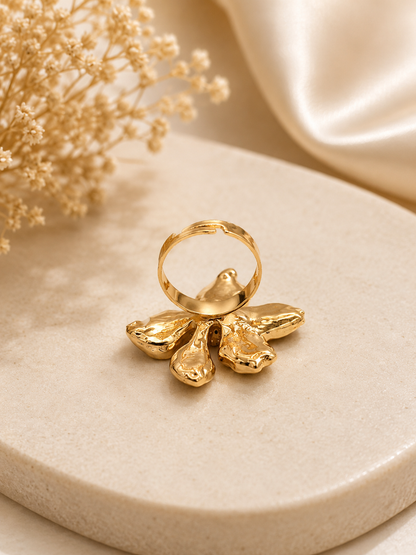 Ivory Orchid Ring