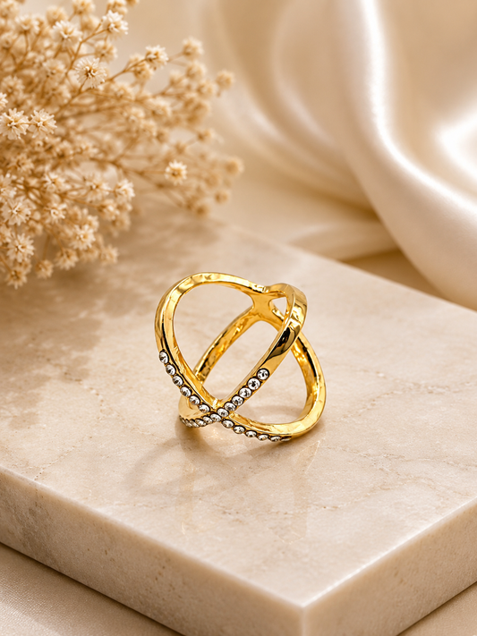 cross Infinity  Ring
