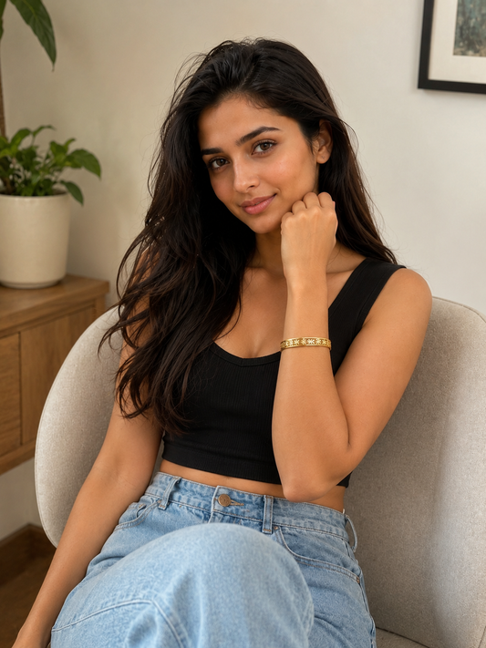 Floral Cut Kada