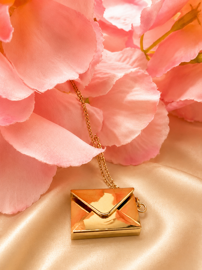 Golden Geometric Bar Pendant Necklace