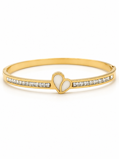 Golden Heart Grace Bracelet