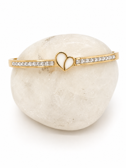 Golden Heart Grace Bracelet