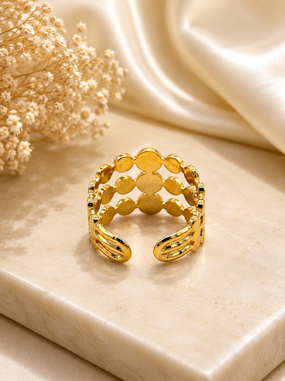 Dual Circle Band Ring