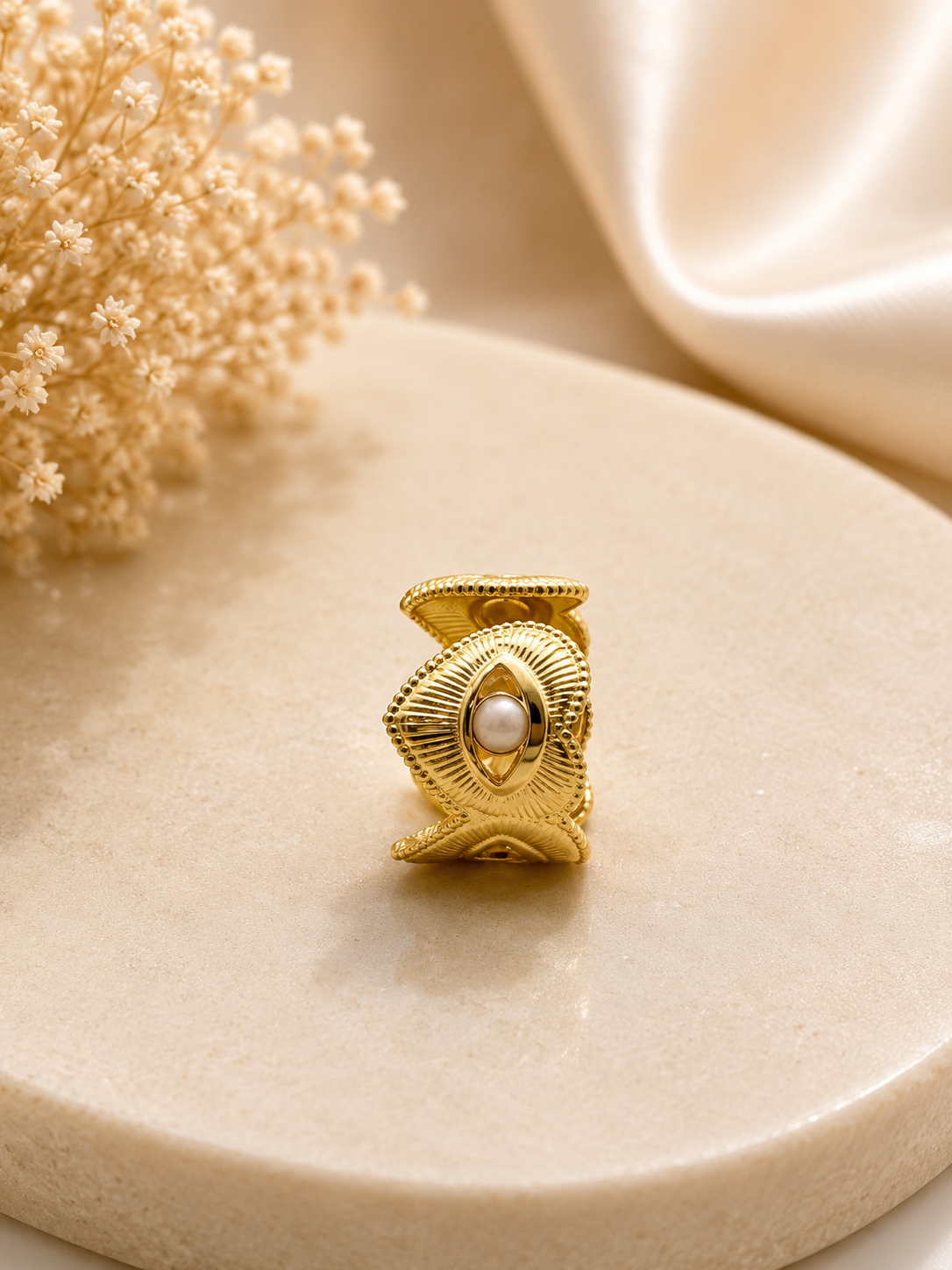 Evil Eye Wrap Ring