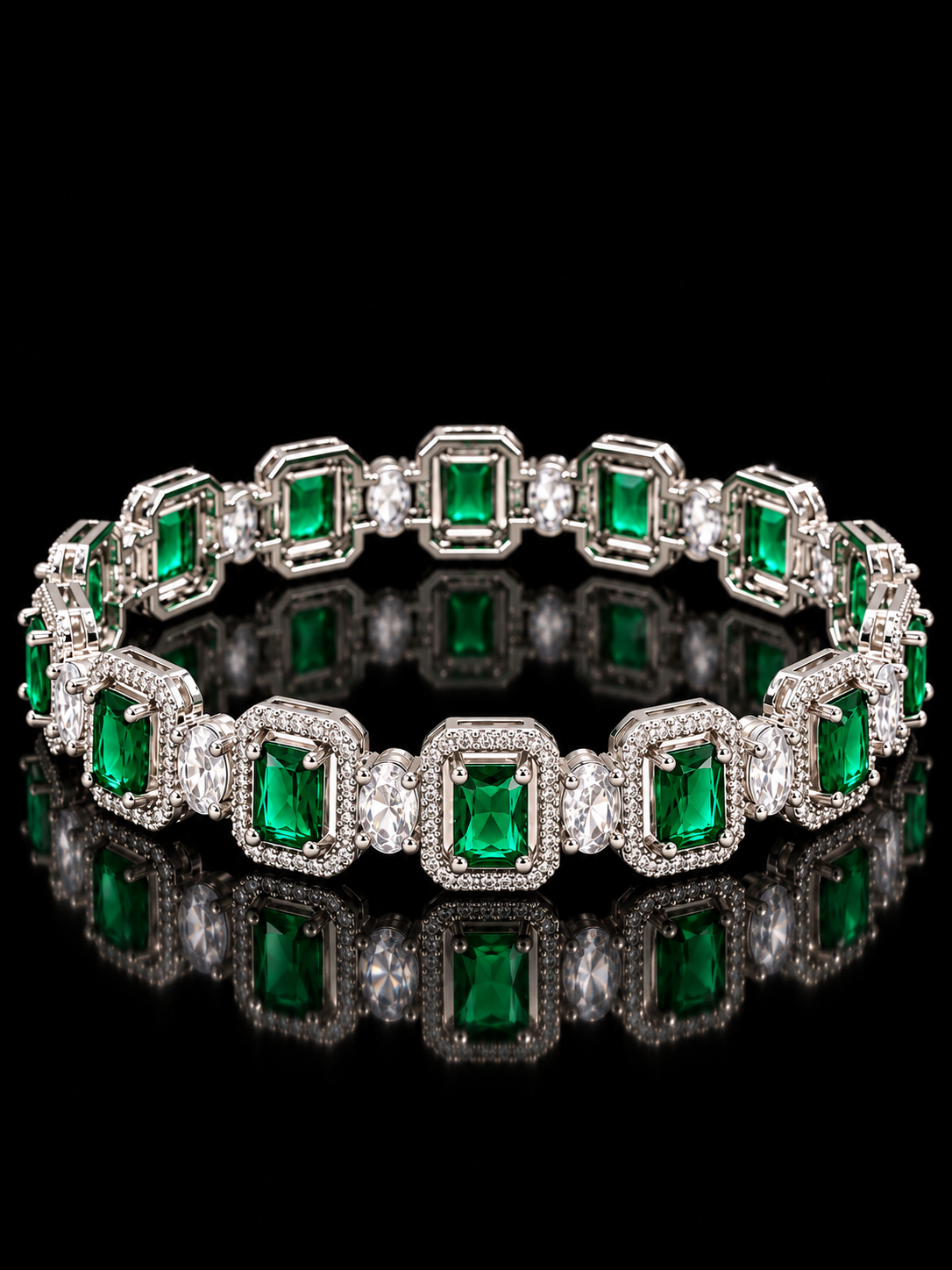 GREEN AD BANGLES