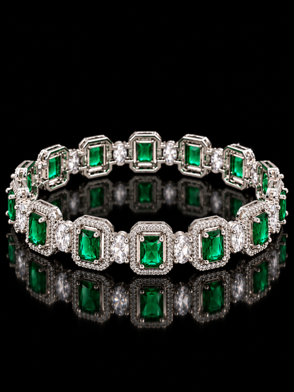 GREEN AD BANGLES
