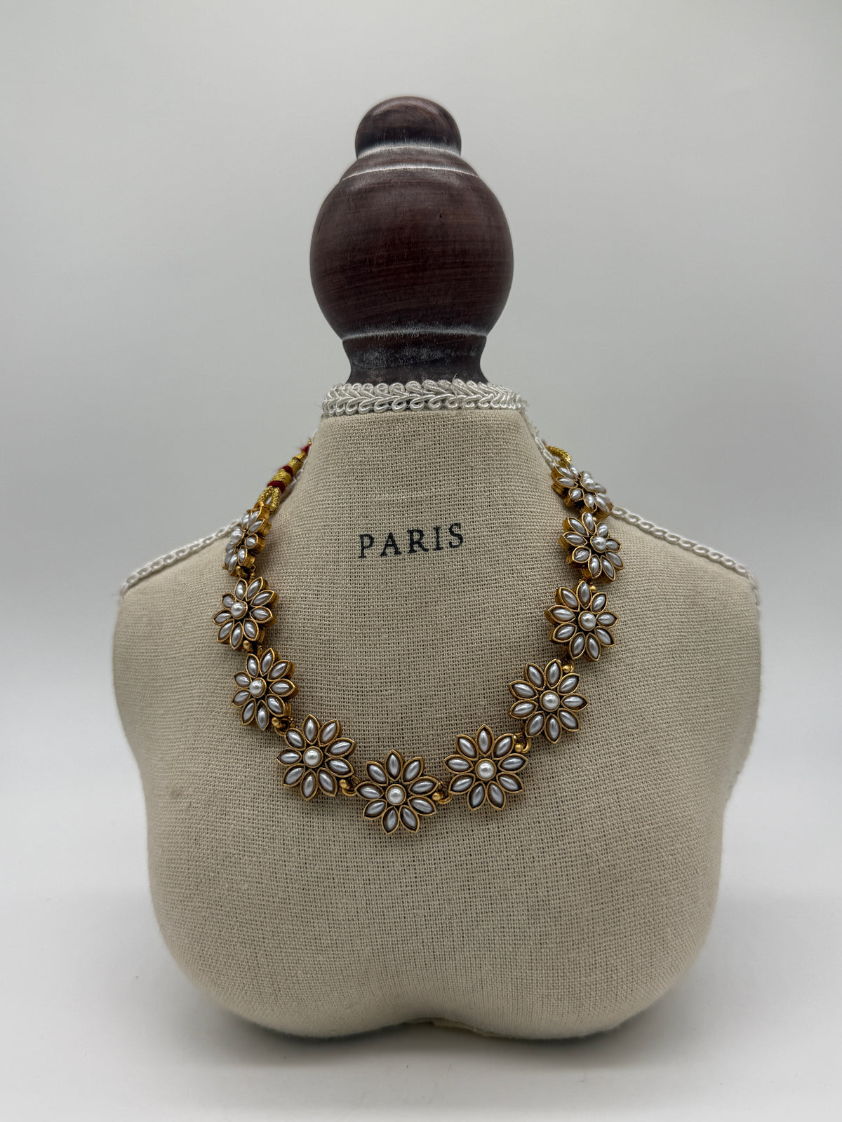 Floral Kundan Necklace Set