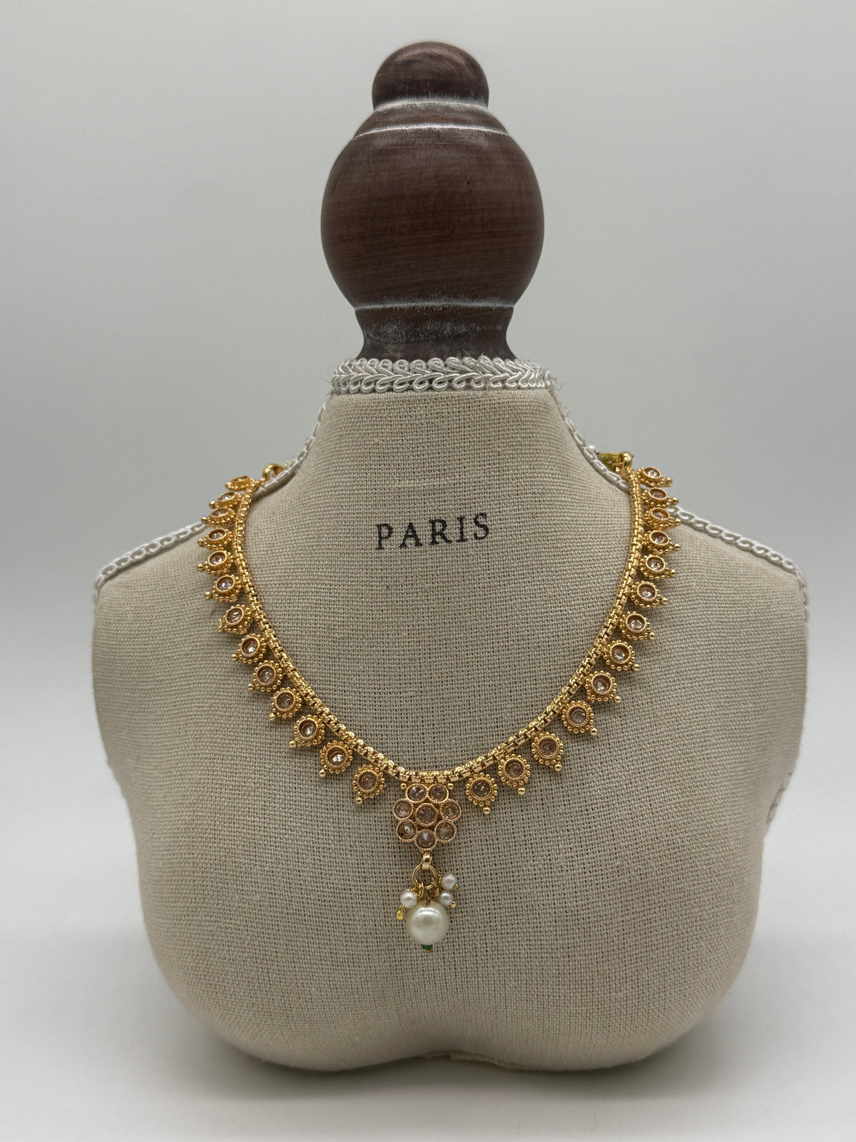 Kundan Pearl Elegance Set