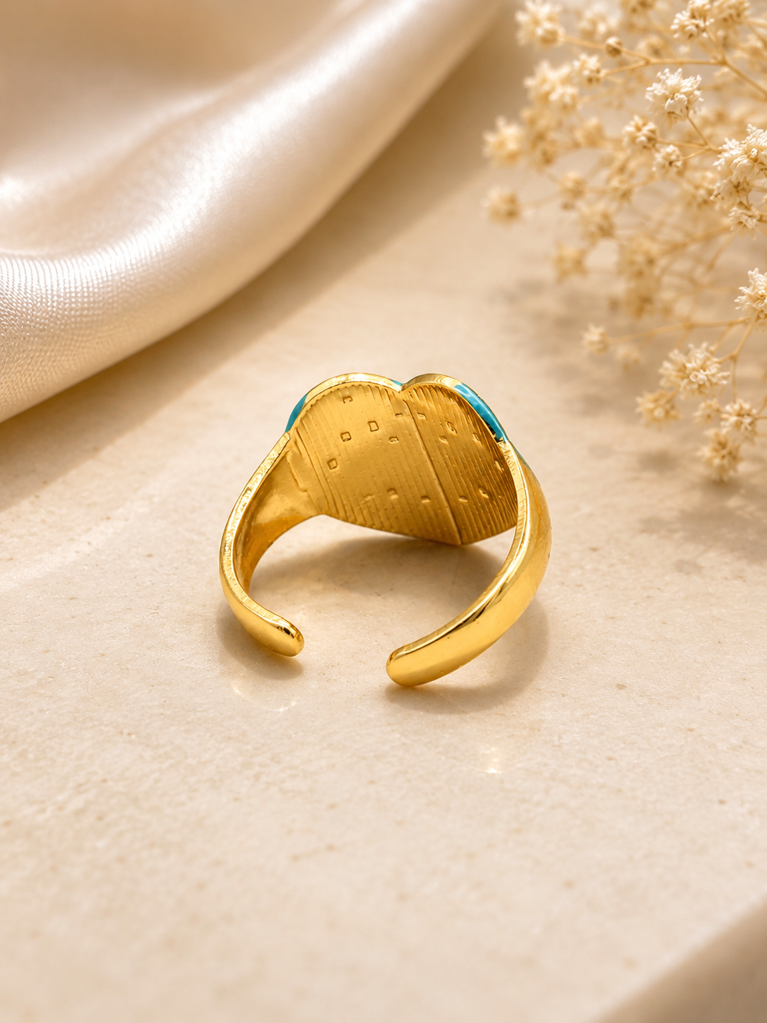 Blue Heart Ring