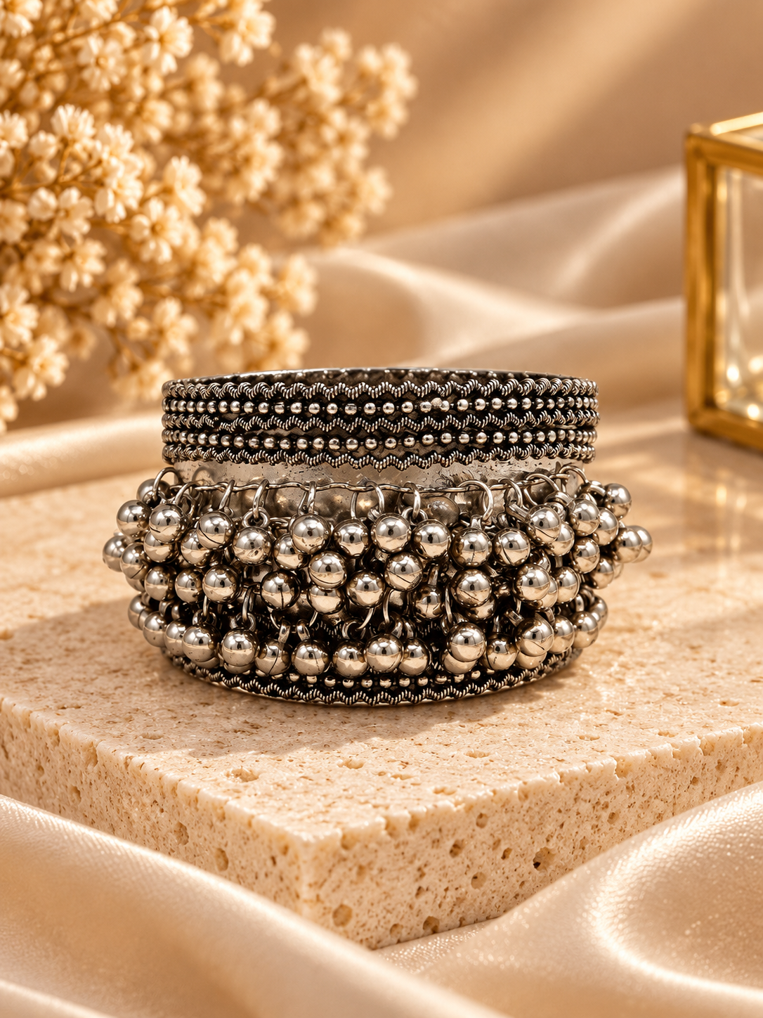 OXIDIZED ANTIQUE BRACELET