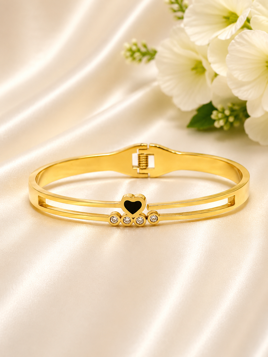 Black Heart Minimal Kada
