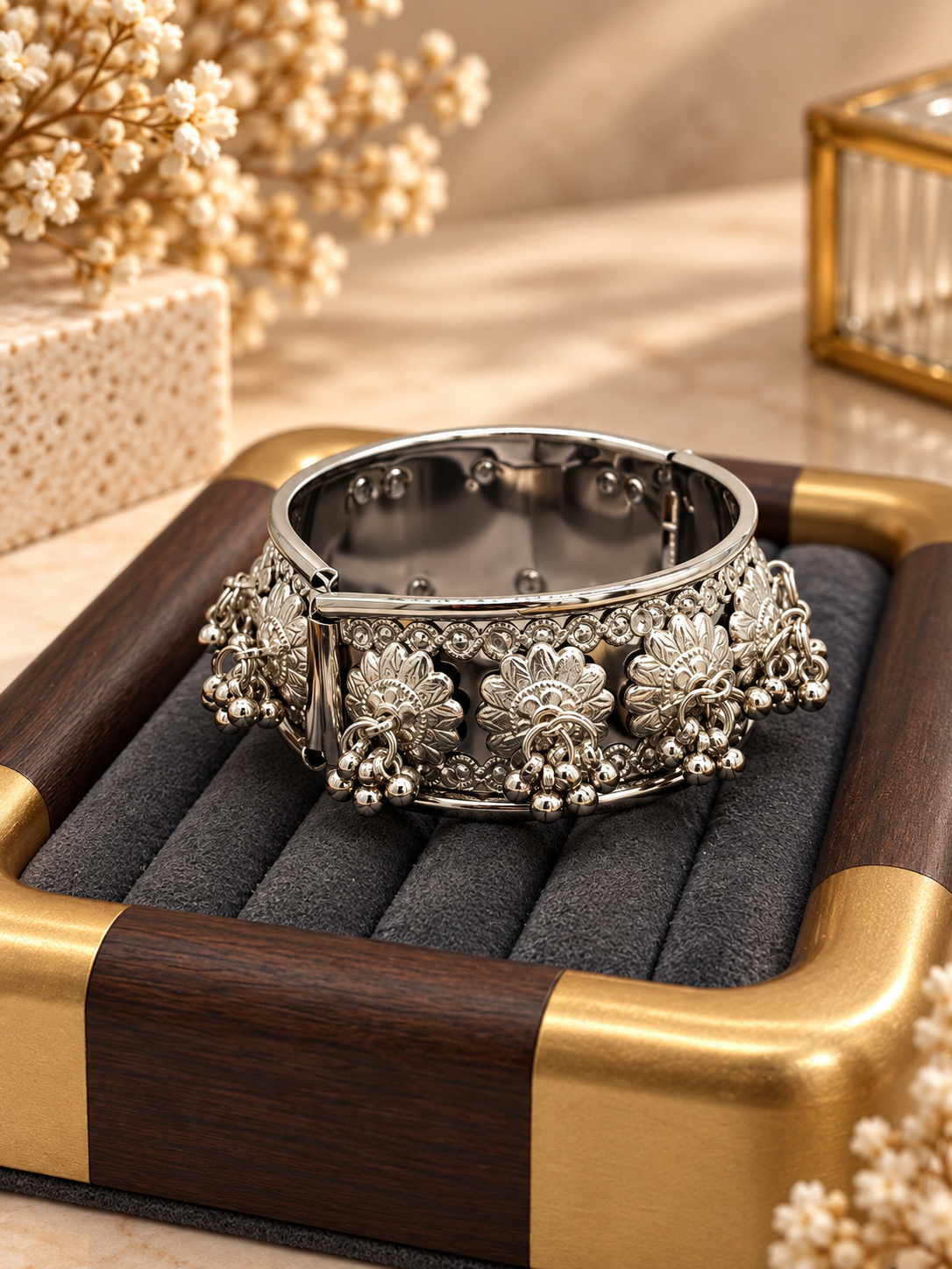 OXIDIZED ANTIQUE BRACELET