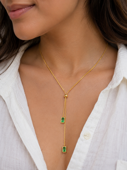 The Emerald Cascade Lariat