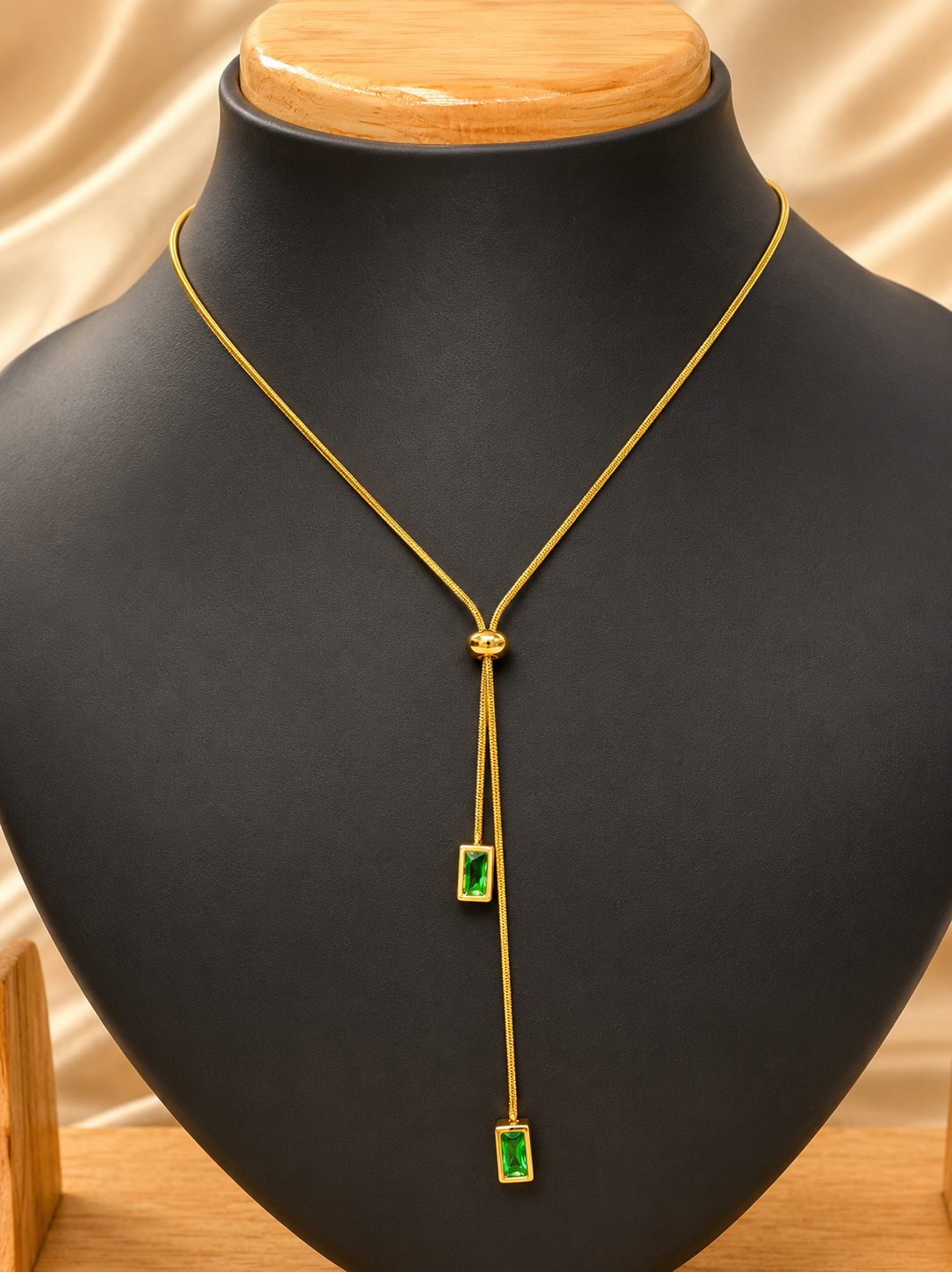 The Emerald Cascade Lariat