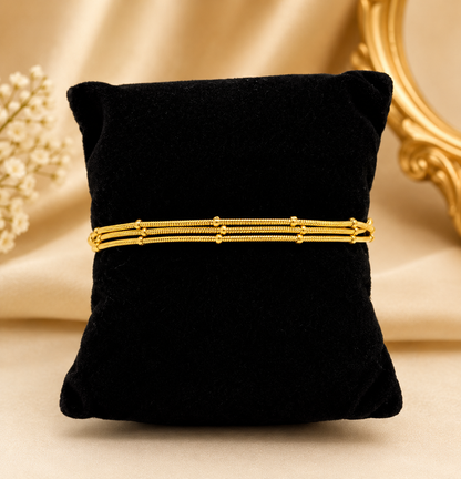 Gold-Tone Multi-Layer Bracelet