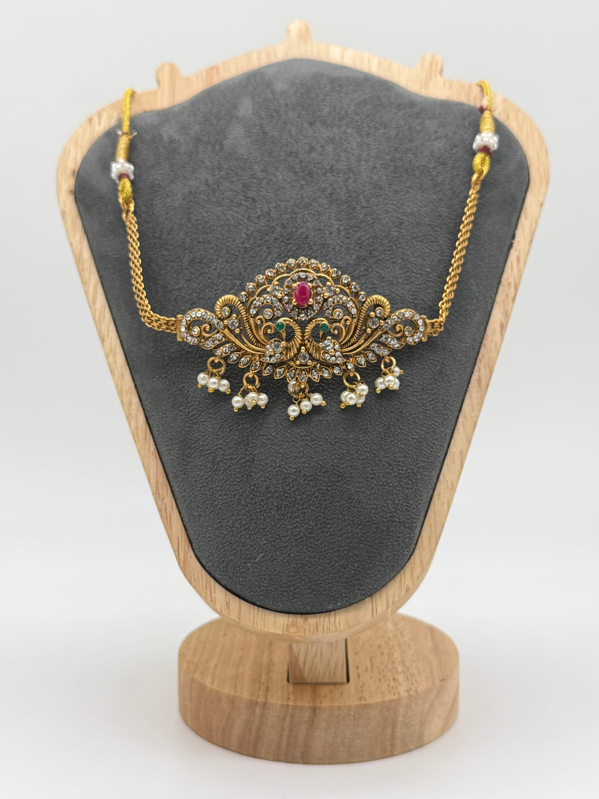 Royal Peacock Kundan Necklace Set