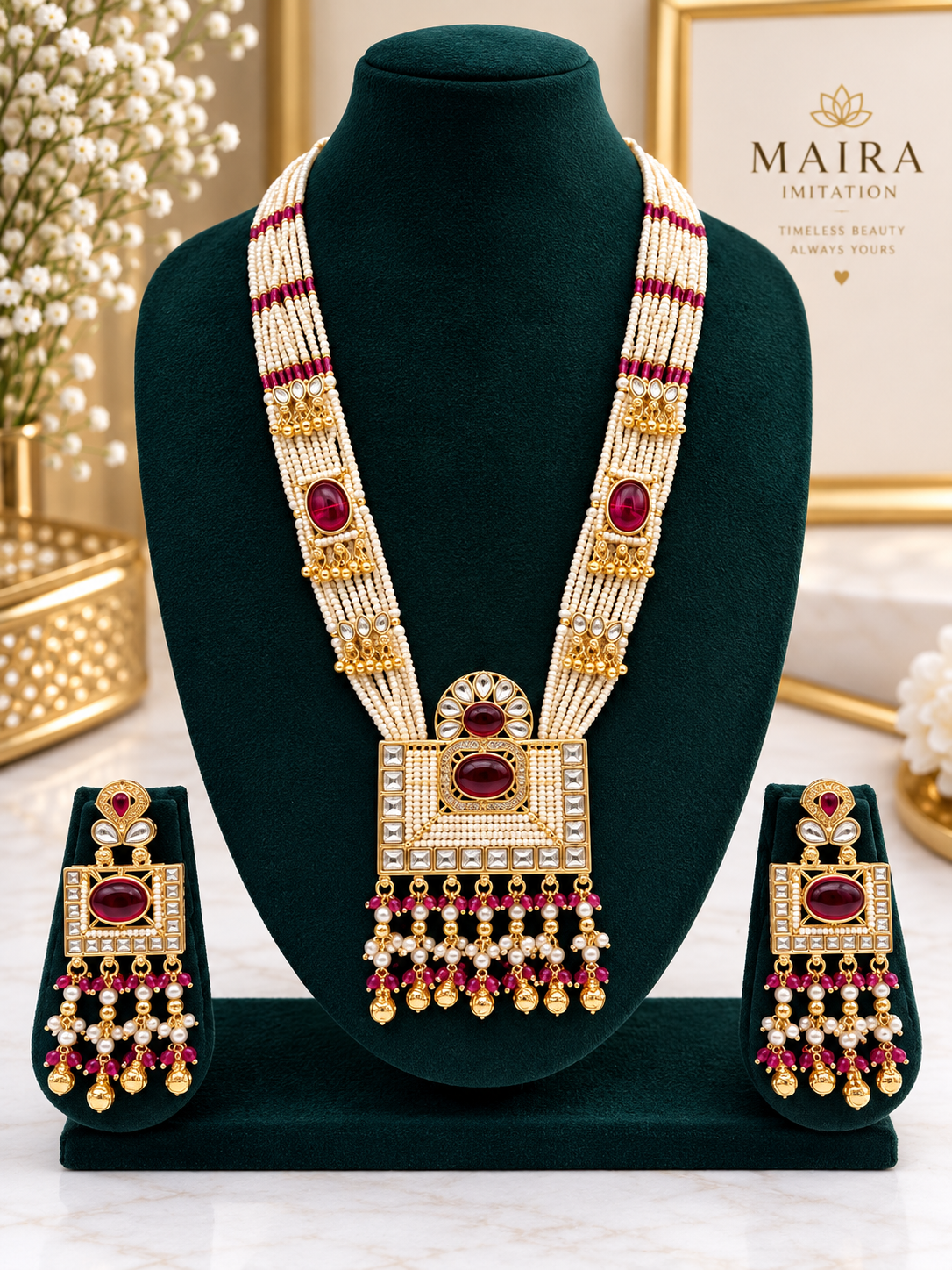 Rajwada Riwaaz Necklace Set