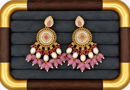Gulabi Noor Necklace Set