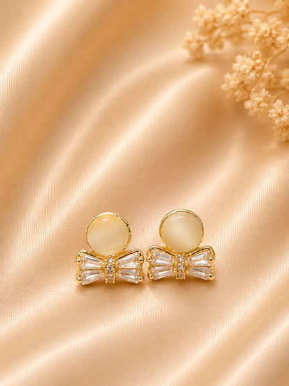 Pearl Bow Studs