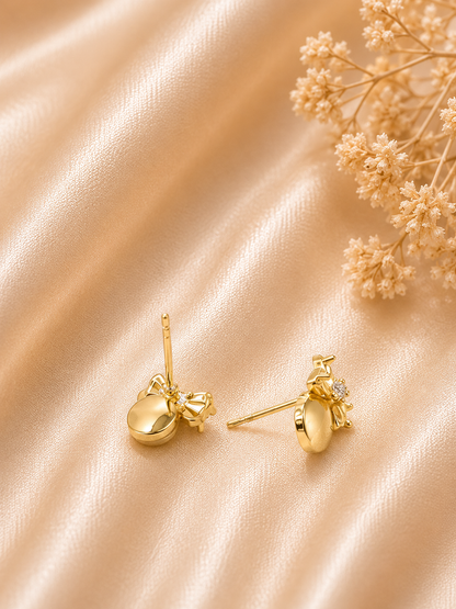 Pearl Bow Studs