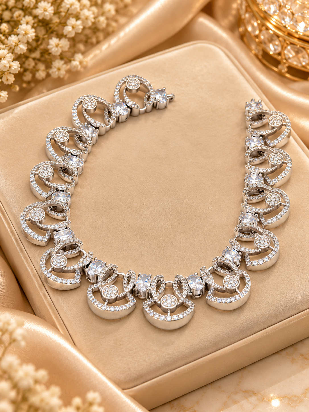 Valencia Heartglow AD Necklace Set