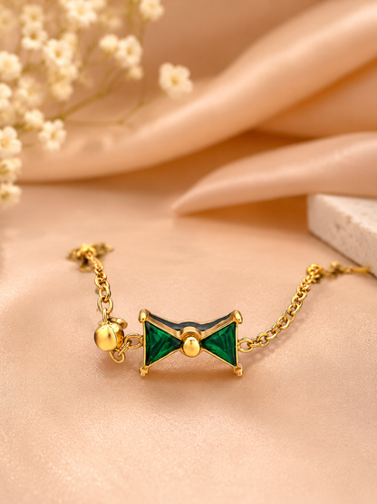 Noir Belle Bow Bracelet