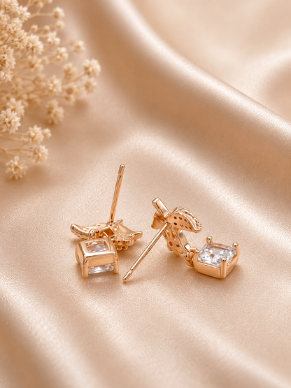 Crystal Bloom Drop Studs