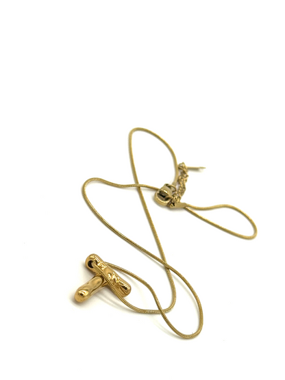 Bubble Alphabet Pendant Necklace