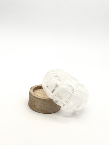 Clear Crystal Chunky Resin Stretch Bracelet