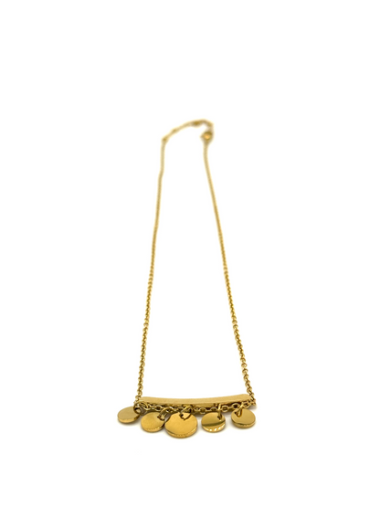 Coin Charm Pendant Necklace
