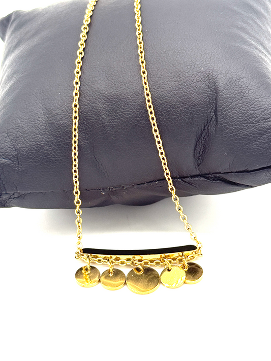 Coin Charm Pendant Necklace