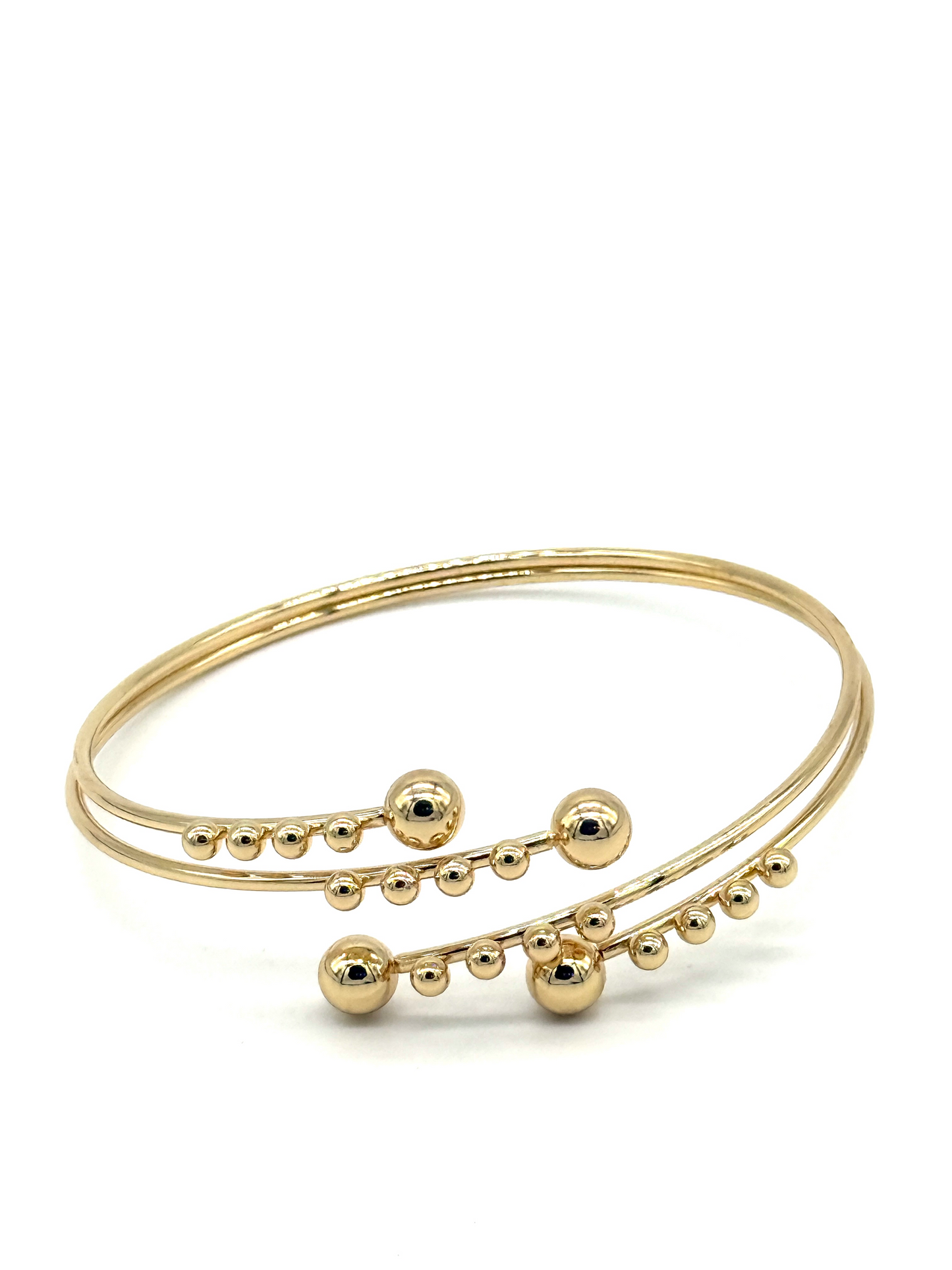 Gold Orbit Cuff Bracelet