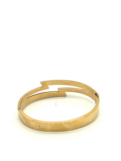 Golden Lightning Bolt Kada