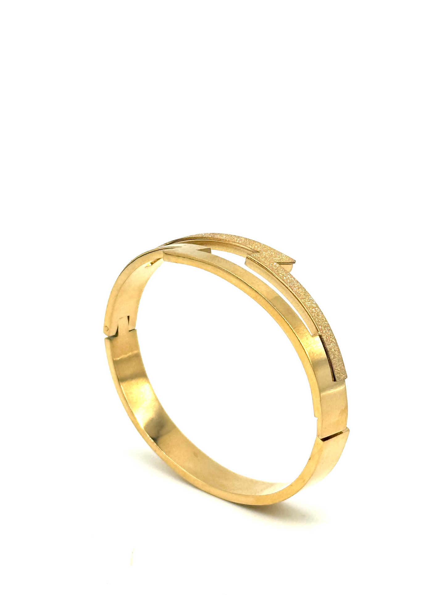 Golden Lightning Bolt Kada