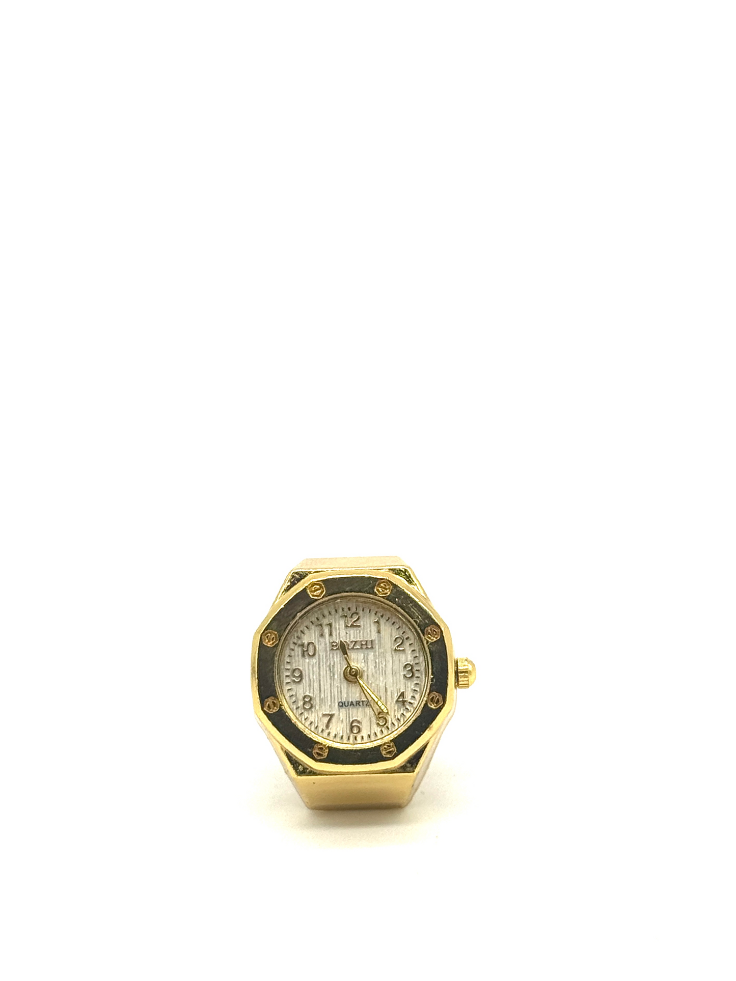 Golden + Beige Finger Watch