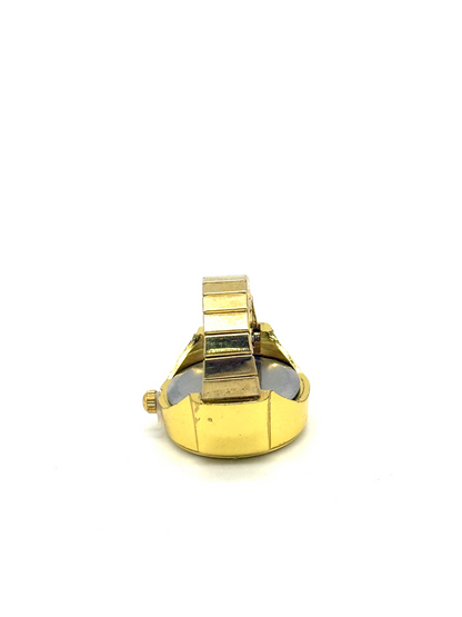 Black + Golden Finger Watch