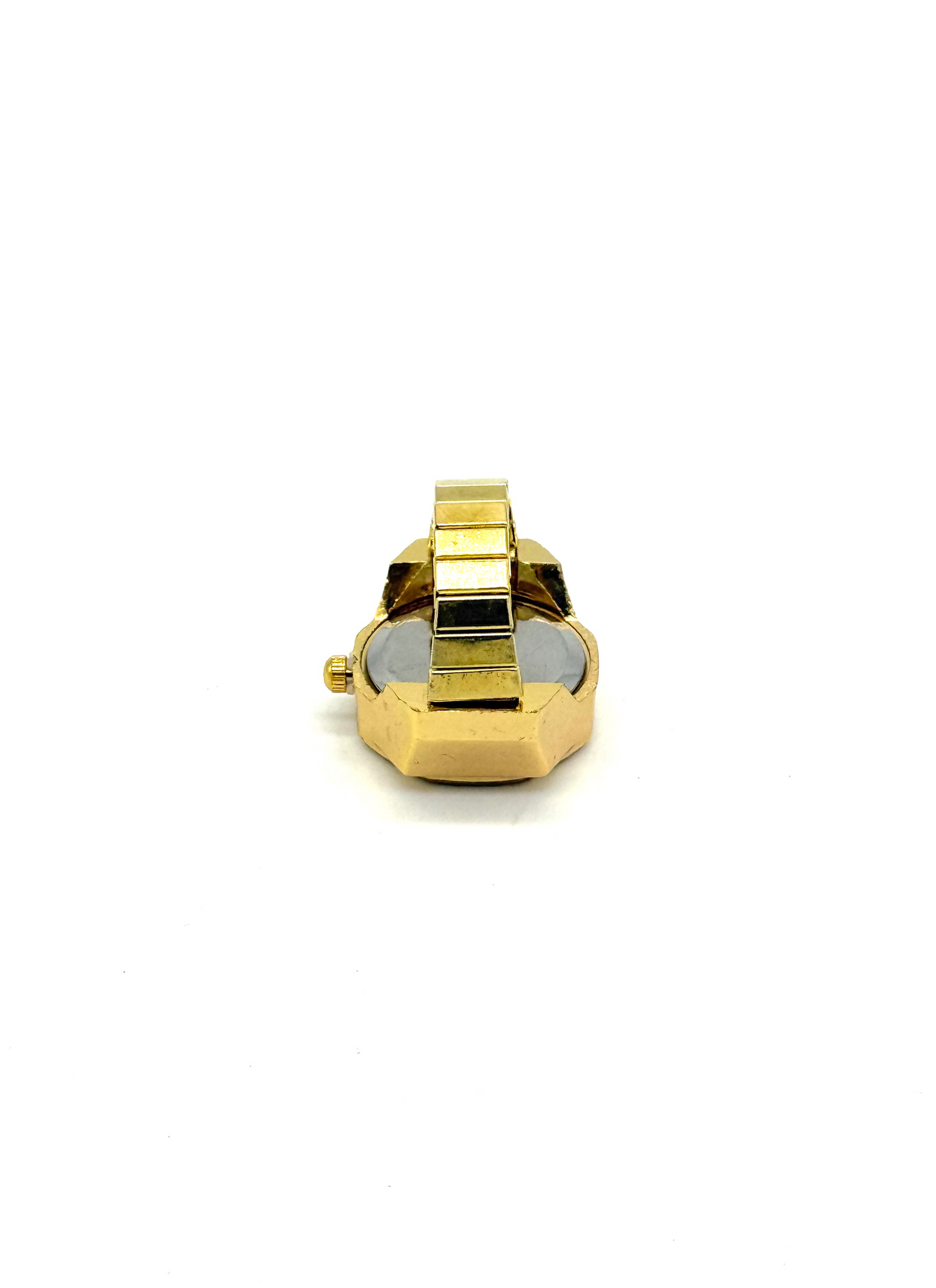 Golden + Blue Finger Watch