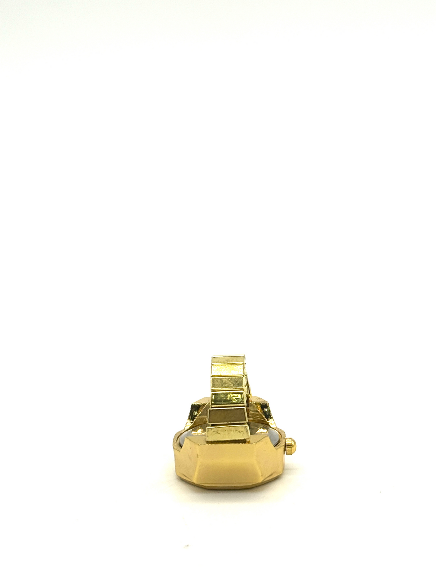 Golden + Olive Green Finger Watch