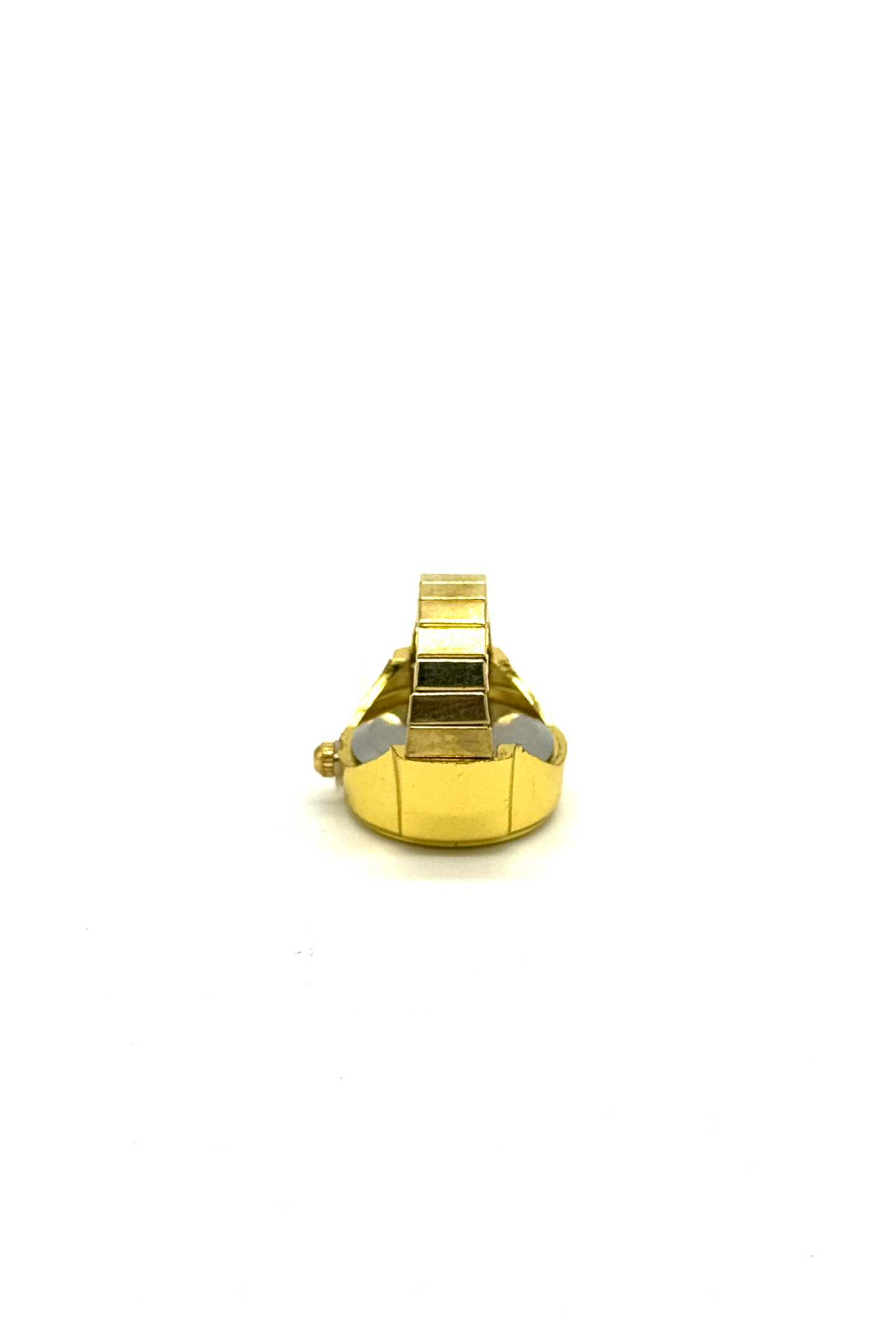 Golden + Red Finger Watch